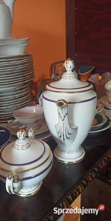 Komplet Dzbanek do kawy i na wodę Cukiernica KPM Porcelana i szkło sprzedam