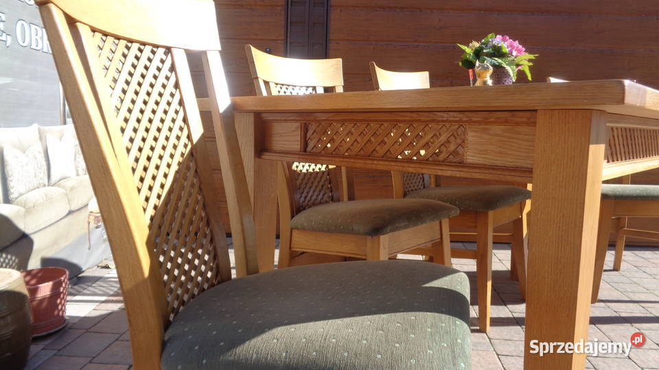 stół i 4 krzesła komplet Mielnica Duża