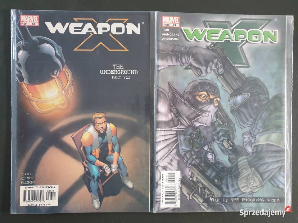 Weapon X zestaw 14 komiksów Marvel USA Gdynia sprzedam