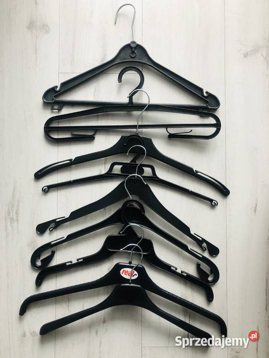 Wieszak wieszaki duże małe drewniane plastikowe Pozostałe Łódź