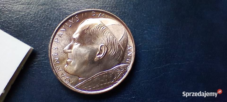 Stare monety 500 lir 1980 Watykan srebro podkarpackie Lesko