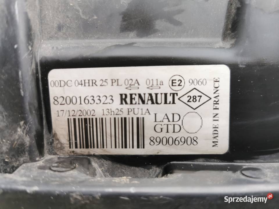 Lampa przód lewa lh Renault Laguna 2 II XENON osobowe