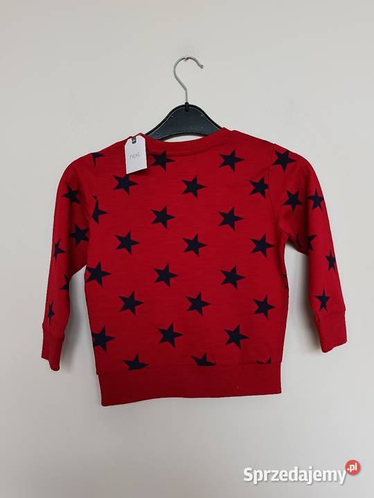 Bluza dziecięca czerwona w granatowe gwiazdy 23 Gdynia