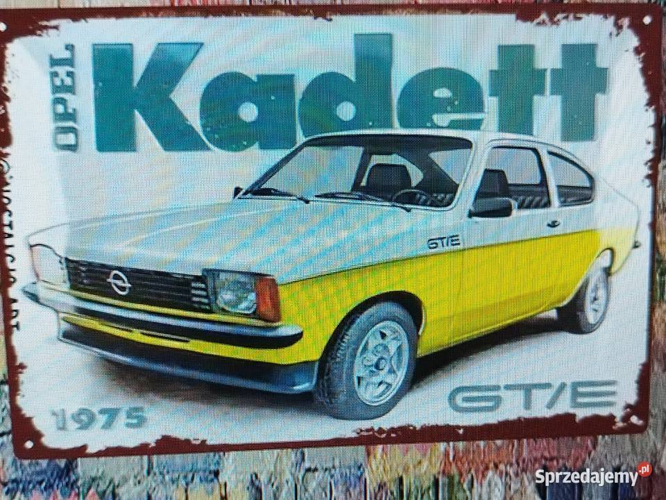 OPEL KADETT GTE 1975 Tablica na ścianę warsztat Jasło sprzedam