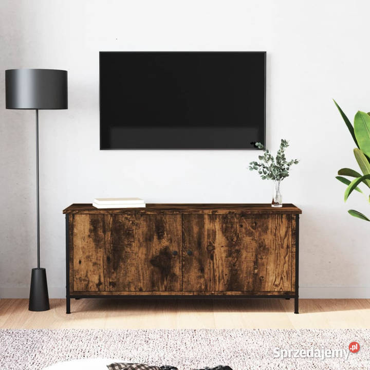 Szafka pod telewizor przydymiony dąb 102x35x45 RTV Warszawa