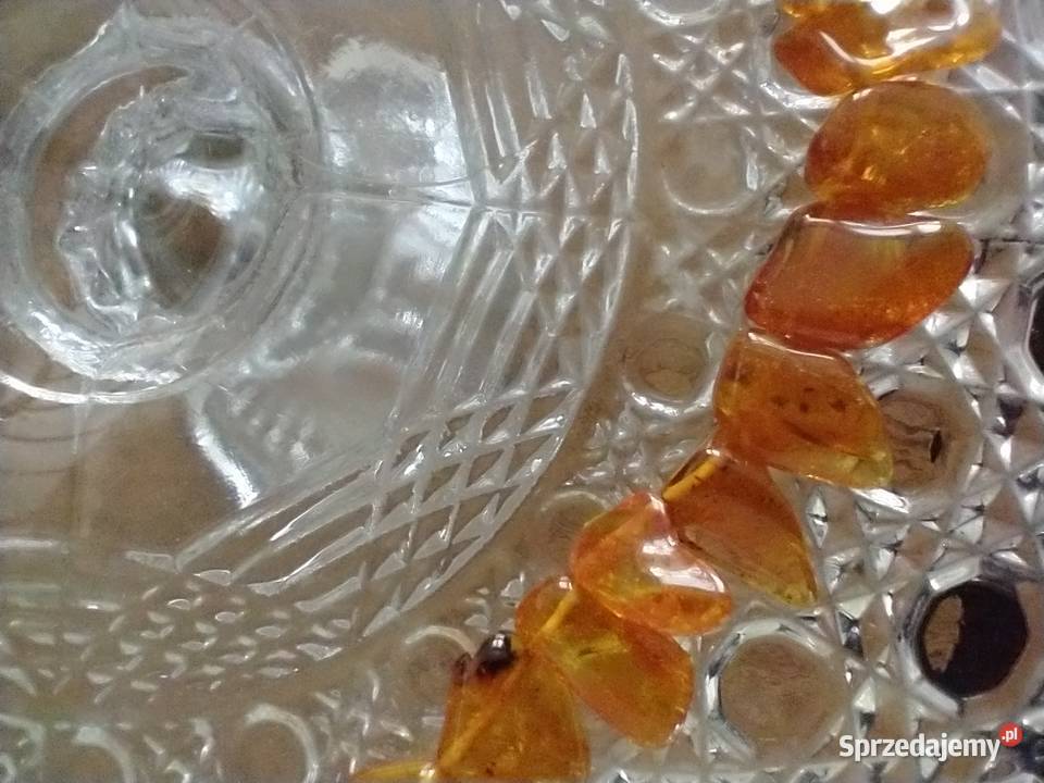 Naszyjnik bursztyn bałtycki rękodzieło łódzkie Łódź