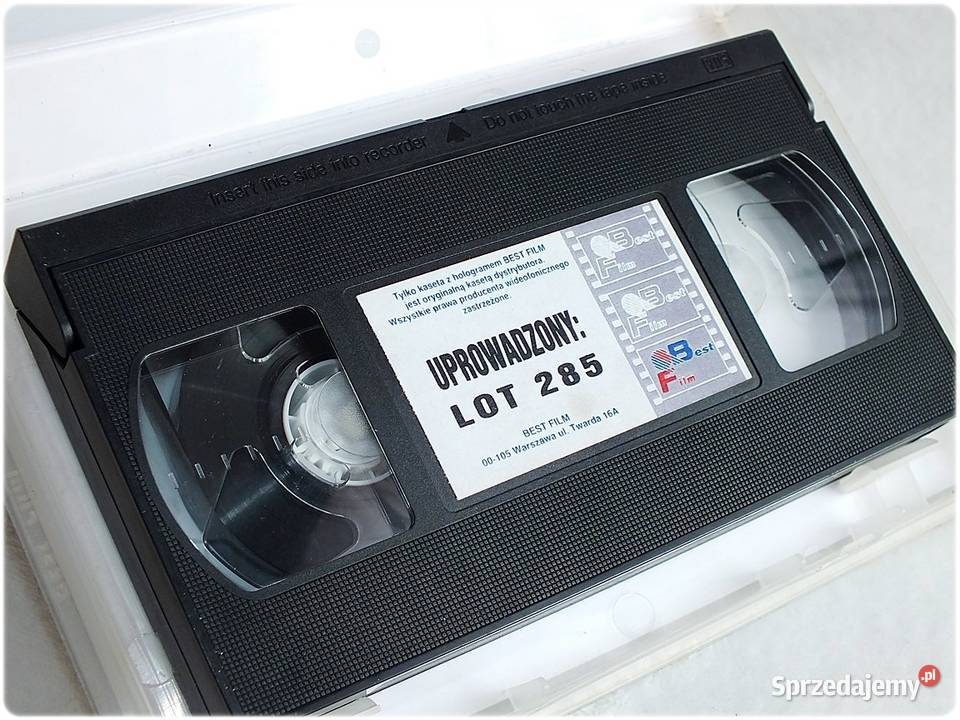 Kaseta VHS Uprowadzony Lot 285 Film na Video Żary