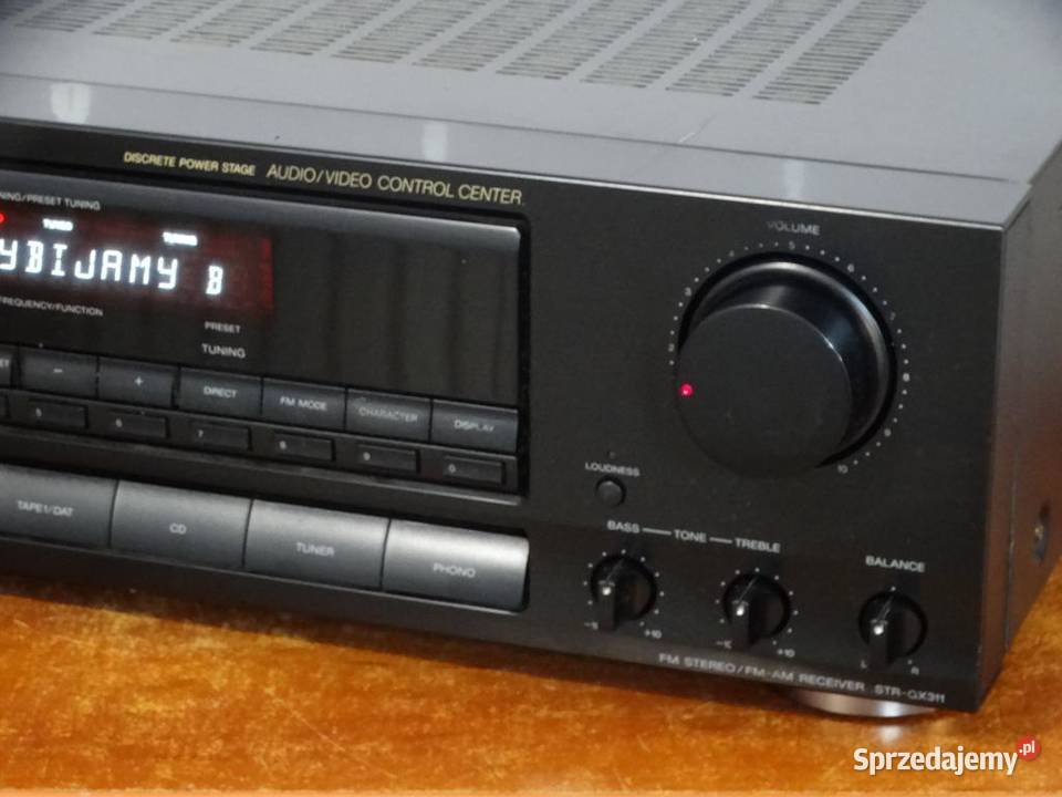 Amplituner Sony STR-GX311 RDS mocny i sprawny.WYSYŁKA. Jasło ...