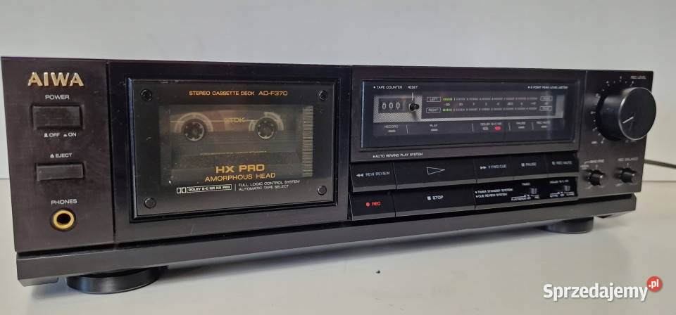 Magnetofon catette deck Aiwa ADF370 AD F 370 Magnetofony Międzychód