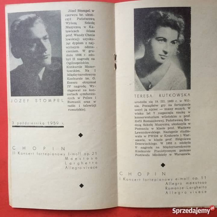 759 Programy Filharmonii w Szczecinie zachodniopomorskie Szczecin