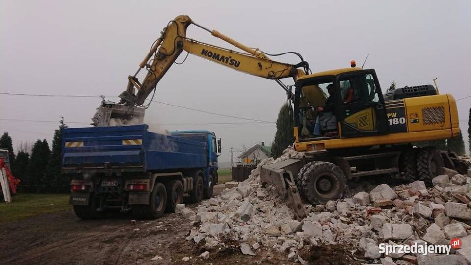 USŁUGI ZIEMNE KOPARKA WYWROTKA KRUSZYWA Radom
