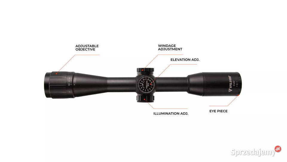 Valiant Lynx 6x40 AOSIR MilDot WYSOKA JAKOŚĆ Ruda Śląska