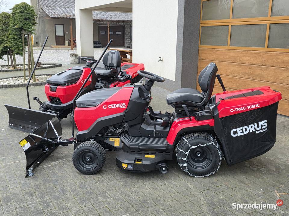 Kosiarka traktorek Cedrus CTrac 93HC1 Nowa pług