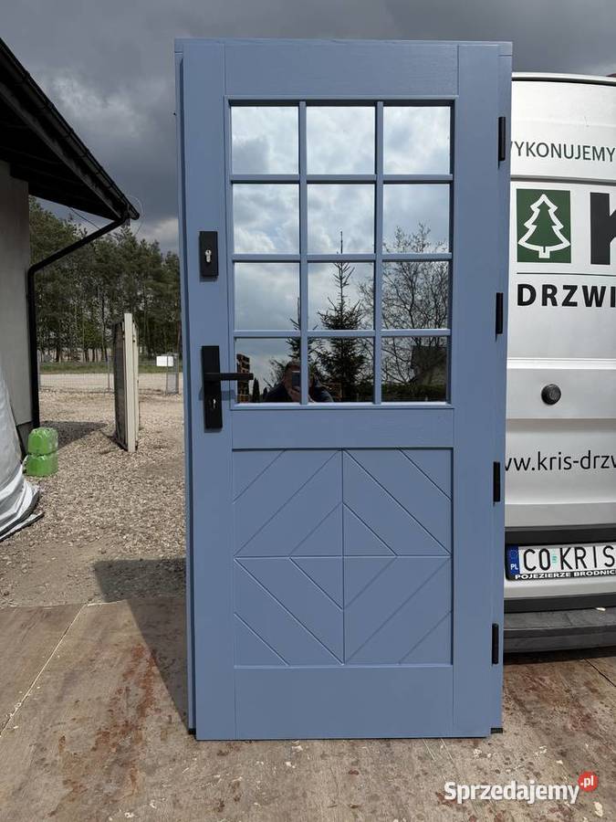 Drzwi zewnętrzne drewniane ręki 300 OFERT dolnośląskie Wrocław