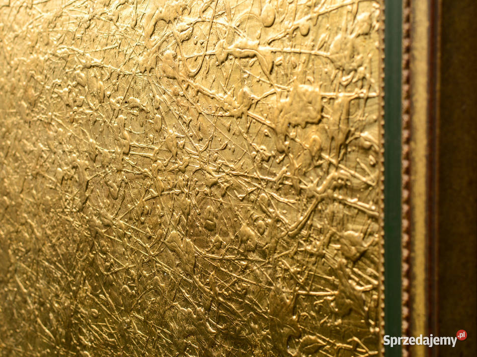 Obaz złoty w ramie malarstwo sztuka Jelenia Góra