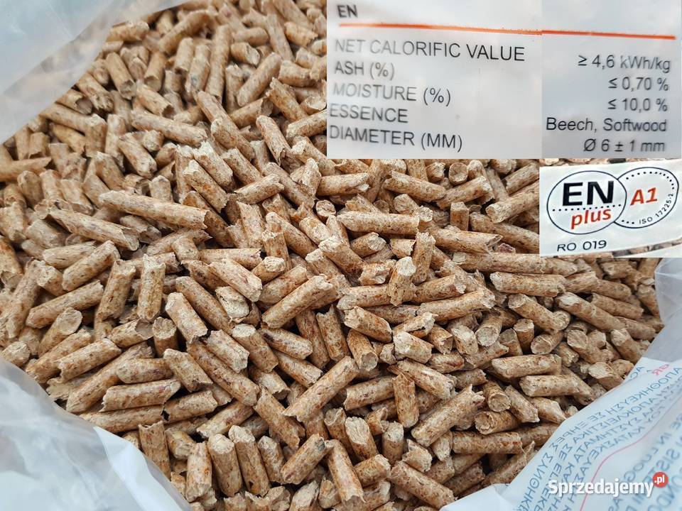 Dostępny Pellet drzewny A1 sosnowobukowy Śląsk Tarnowskie Góry