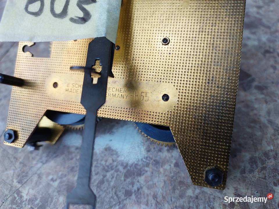 805 Mechanizm starego zegara Schmeckenbecher H65 Pozostałe Tczew