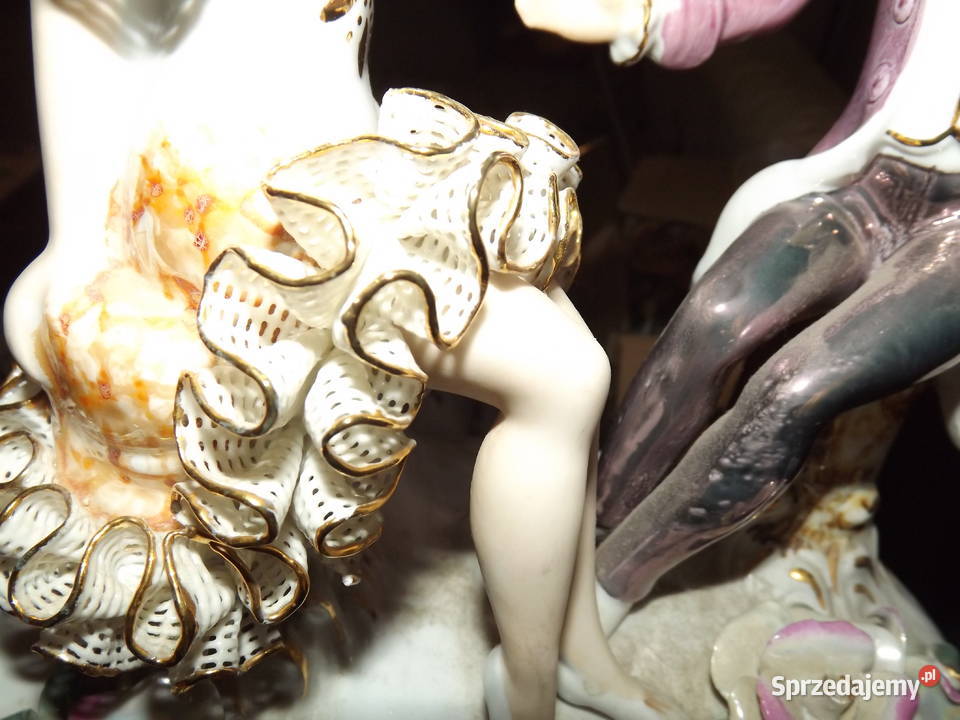 Lampa Porcelanowa Rumunia z PRL Szczytno