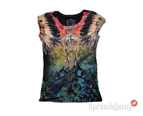 Piękna kolorowa damska bluzka tshirt in vein r M Gdańsk