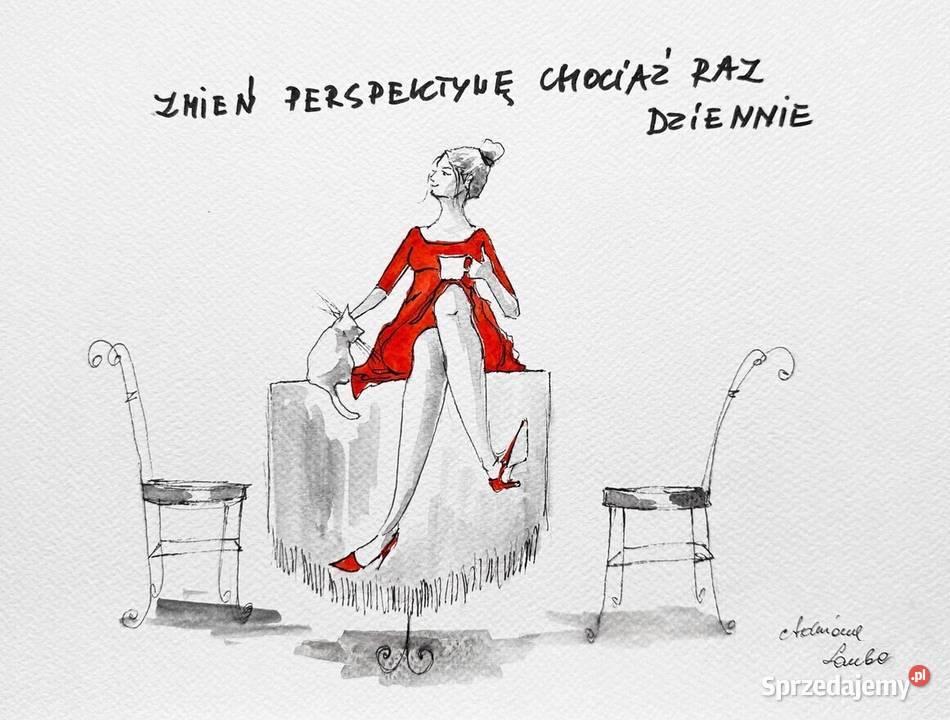 Zmień perspektywę praca akwarelami piórkiem Katowice