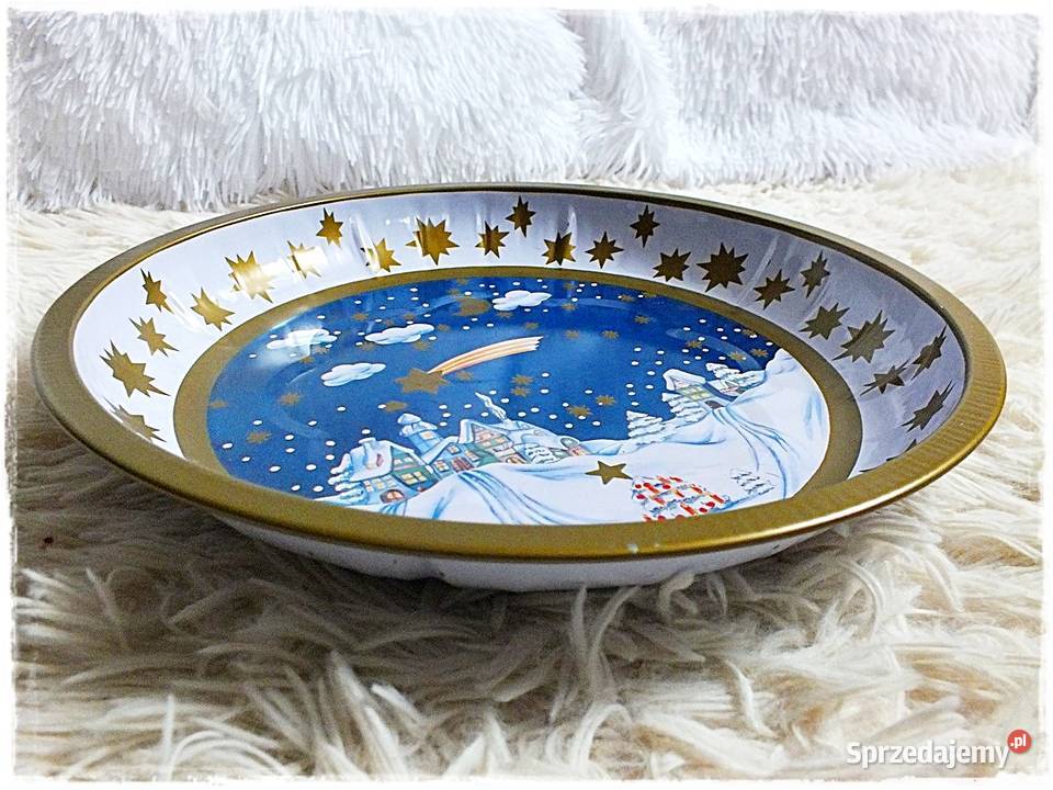 Dekoracyjny malowany półmisek Święta Bożego