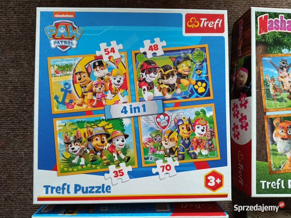Zestaw puzzli dzieci 34 lat stan idealny Częstochowa