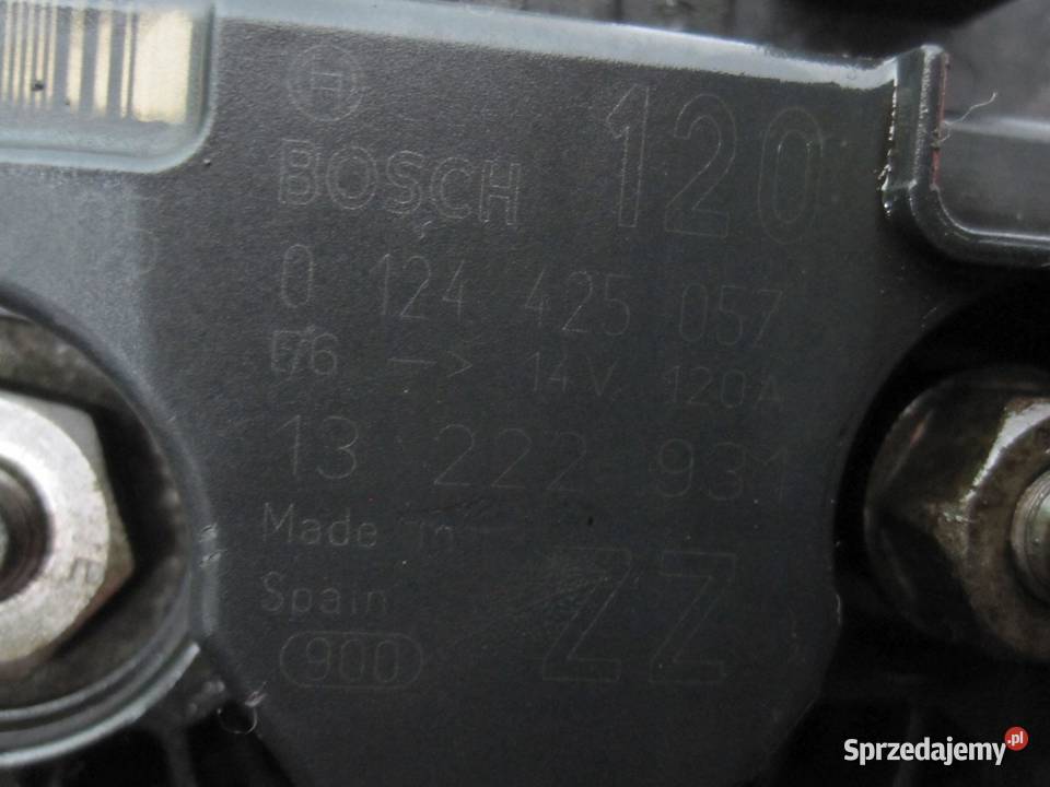 CORSA D 12 16V 10r alternator 0124425057