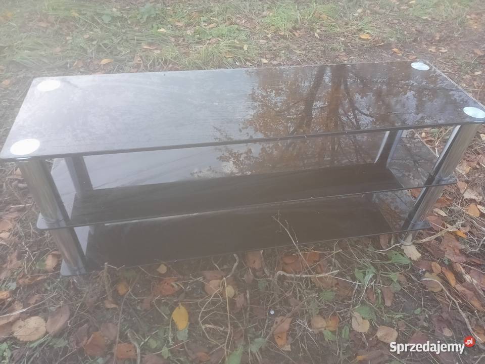 Szklany stolik pod telewizor kujawsko-pomorskie Bernardowo sprzedam