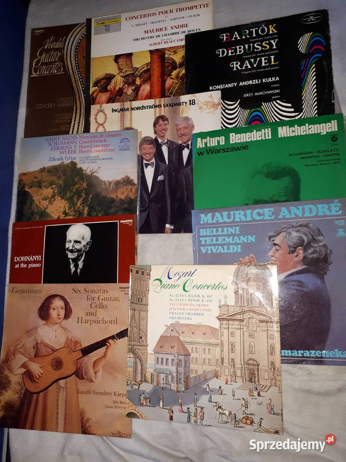 Zestaw 9 płyt z muzyką klasycznąVivaldi Ravel klasyczna mazowieckie Pruszków sprzedam