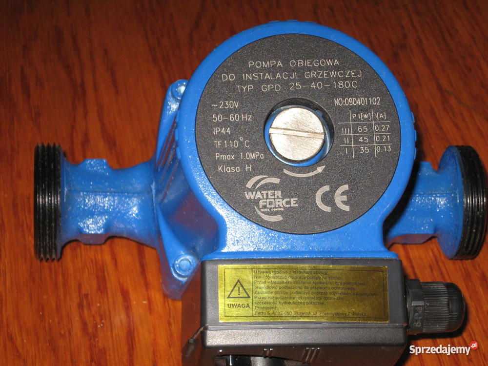 Pompka obiegowa do pieca coTyp GPD 2540180C