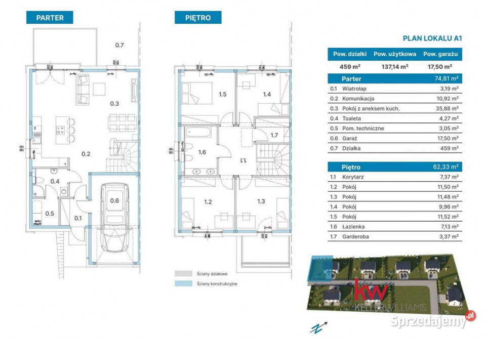 Dom bliźniak 13714m2 Łozina Nieruchomości dolnośląskie sprzedam