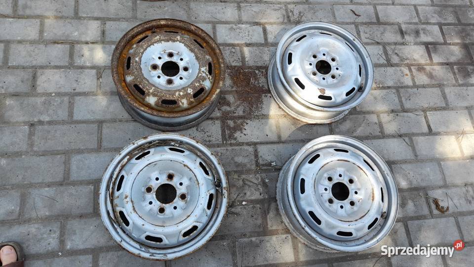 Felgi Stalowe 13 Fiat Cinquecento 126 osobowe śląskie Sosnowiec sprzedam