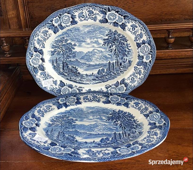 Patera owalna Półmisek Loch of Scotland England pomorskie Gdańsk