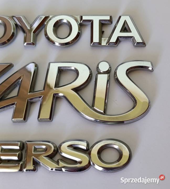 Napis emblemat Toyota Yaris Verso 9905r Lipno