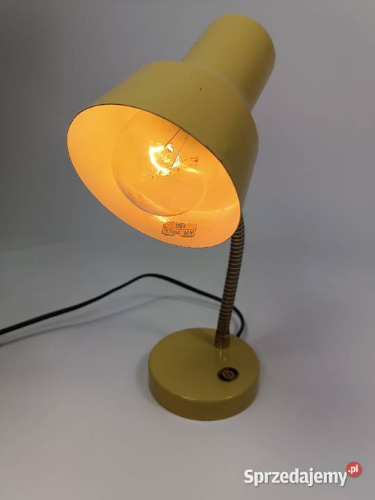 Lampka biurkowa lata 70 lubuskie Zielona Góra