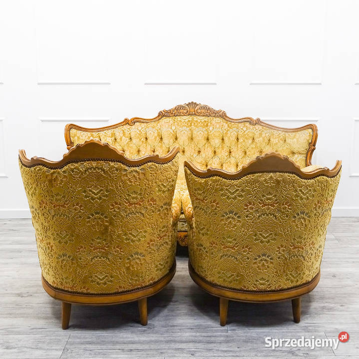 Francuski KOMPLET MEBLI do SALONU Ludwik ZESTAW Meble do salonu Kalisz