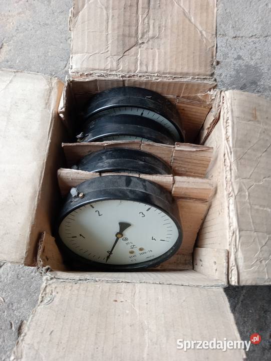 Manometr ciśnieniomierze nowe PRL