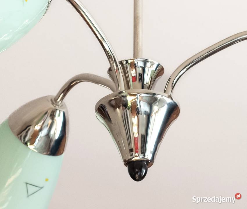 Żyrandol lata 60 Look PopArt MidCentury Vintage Lampy wiszące śląskie Dąbrowa Górnicza
