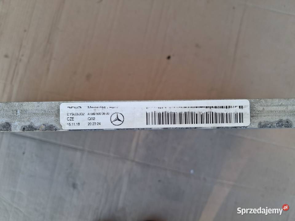 Chlodnica wody niskich temperatur Mercedes Zambrów