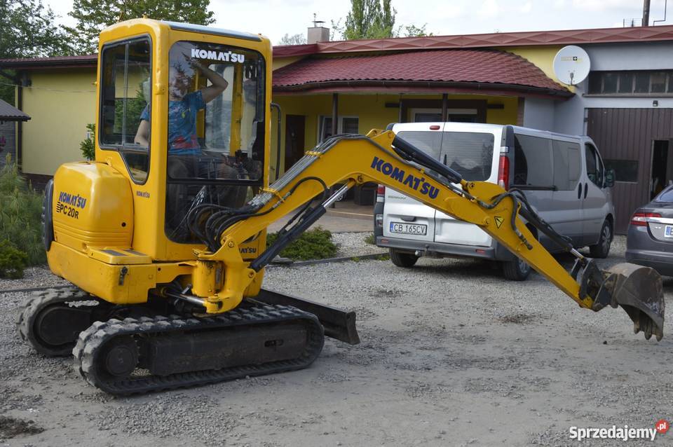Minikoparka mini koparka KOMATSU PC20R 2700 00r Koparko ładowarki Złoczew