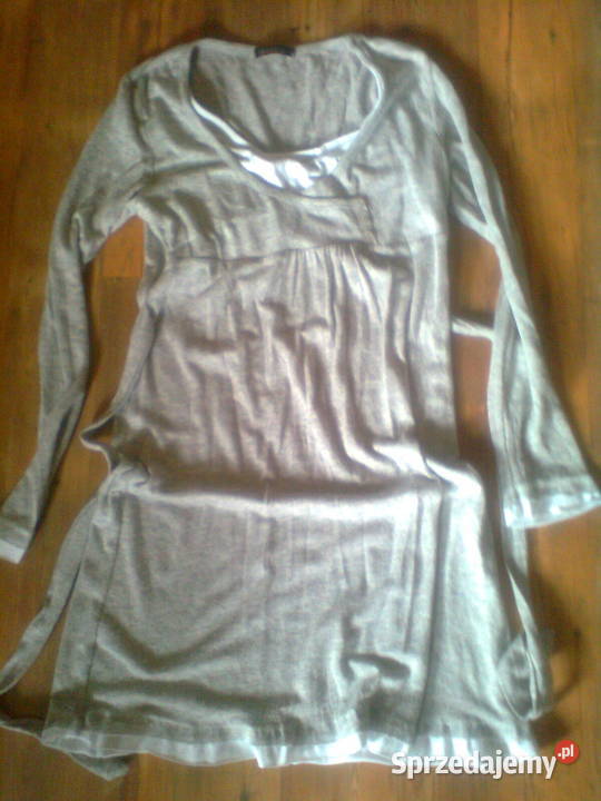 Tunika sukienka rozmiar 40 szary/srebrny Pozostałe Odzież damska Legnica