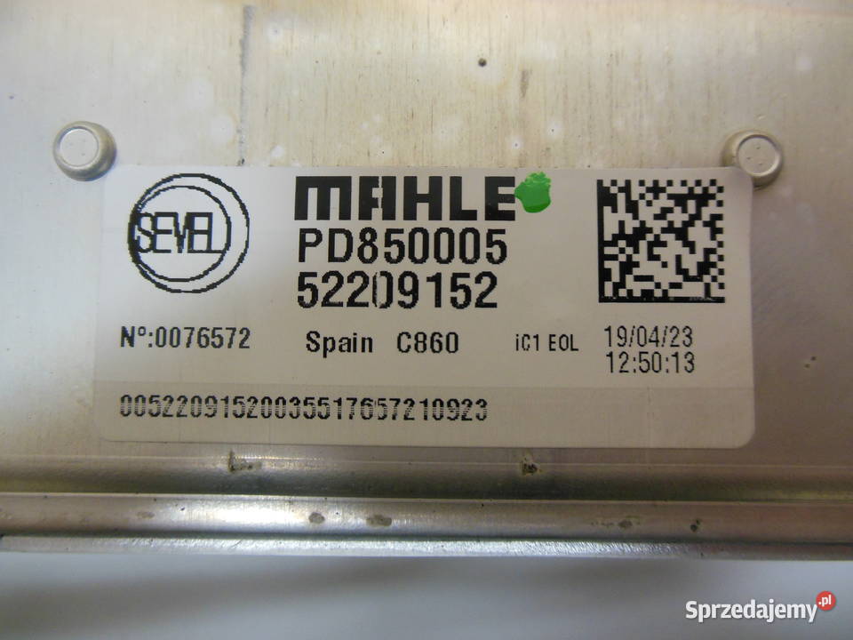 Wymiennik ciepla Fiat Ducato 23 D 140 Multijet dostawcze Kozy