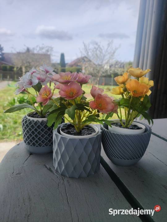 Doniczki na zamówienie technologia 3D Donice Ogród pomorskie Kościerzyna