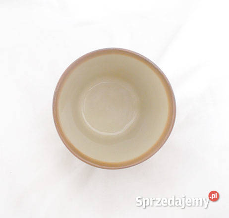 prl kubek beżowy ceramiczny kubek prl kamionkowy