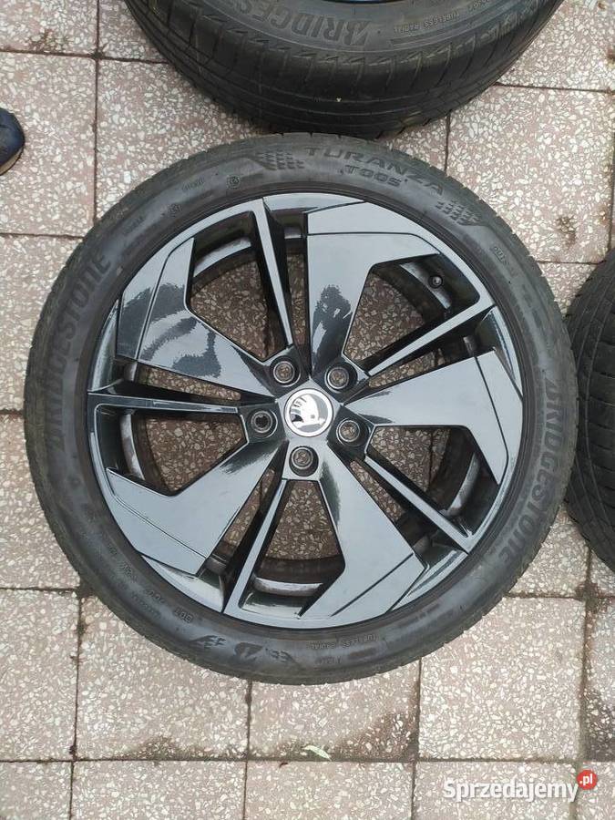 Oryginale felgi Skoda Comet 18 opony letnie Samochodowe pomorskie Bytów