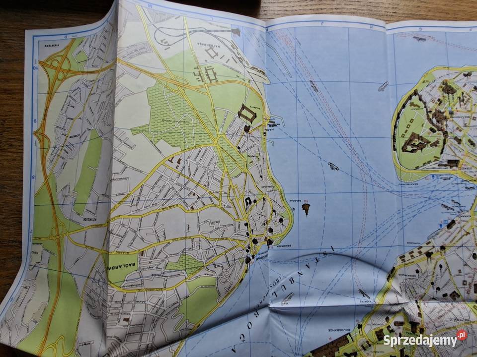 Turcja Turquie Istanbul plan miasta