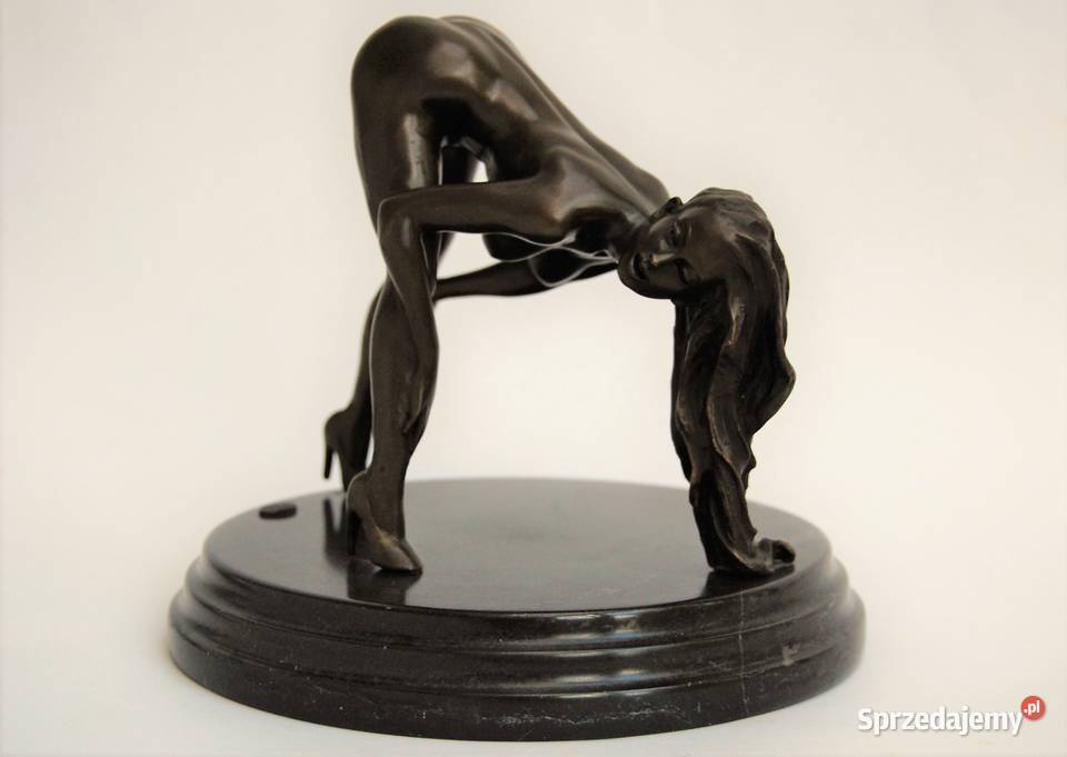 Naga kobieta akt erotyk rzeźba brąz Mavchi Figurki i rzeźby Lublin