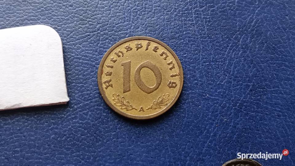 Stare monety 10 reichsfenig 1939 A Niemcy