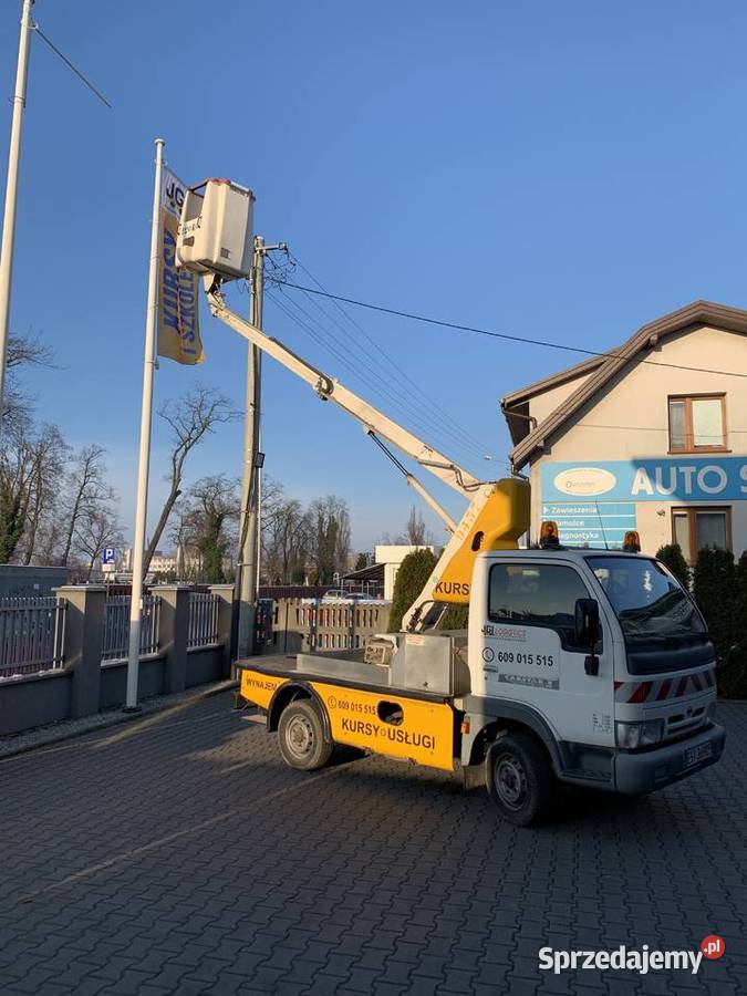 Podnośnik koszowy zwyżka Nissan Cabstar 10m z Rok produkcji 2002 śląskie Tychy
