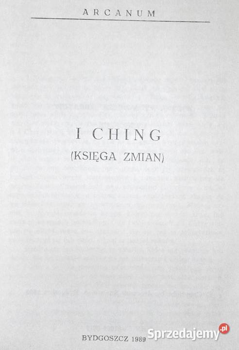 I Ching Chińska księga Wyrocznia Pozostałe Chełm